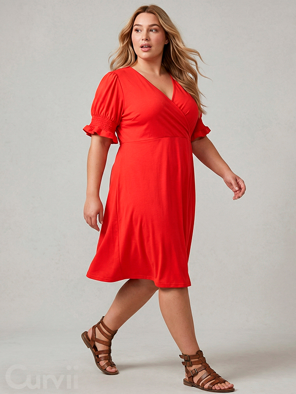 SBEATRICE - Plus Size Jurk fra Studio