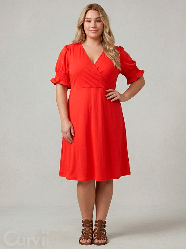 SBEATRICE - Plus Size Jurk fra Studio