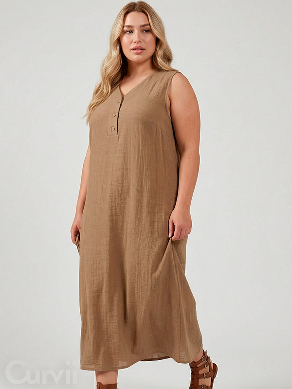 SCADENCE - Plus Size Jurk fra Studio