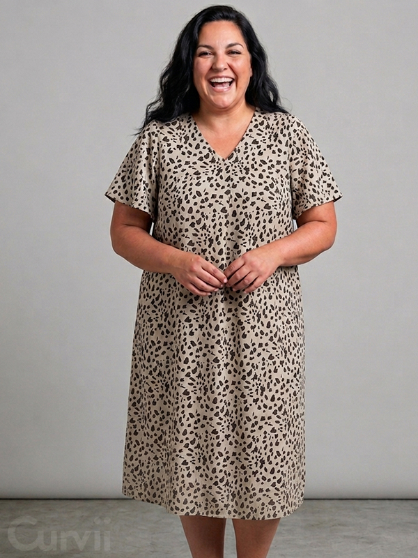 SCARMEN - Plus Size Jurk fra Studio
