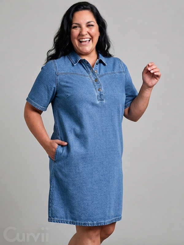 SCLARISSA - Plus Size Jurk fra Studio