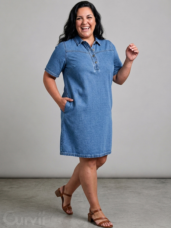 SCLARISSA - Plus Size Jurk fra Studio