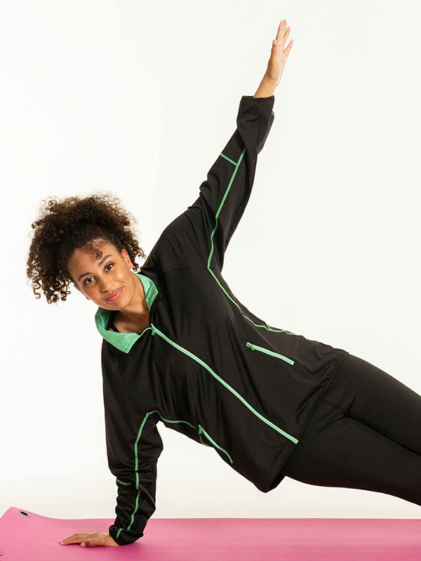 FITNESS - Plus Size Trainingsjack fra Studio