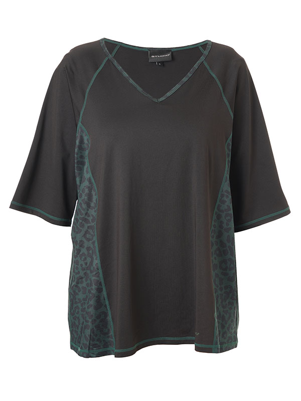 FITNESS - Plus Size Trainingsblouse fra Studio