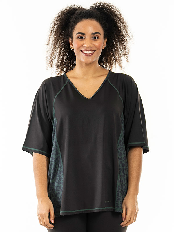 FITNESS - Plus Size Trainingsblouse fra Studio