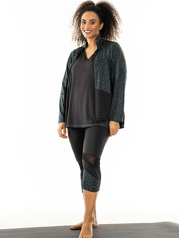 FITNESS - Plus Size Trainingsjack fra Studio