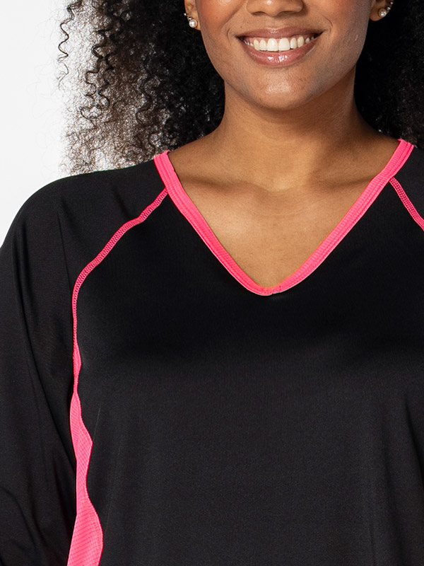FITNESS - Plus Size Trainingsblouse fra Studio