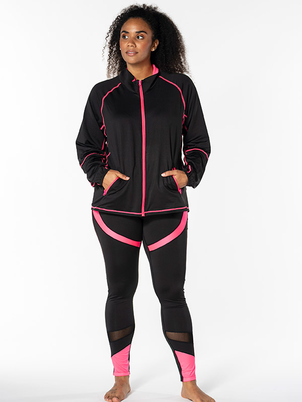 FITNESS - Plus Size Trainingsjack fra Studio