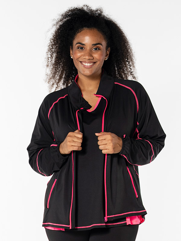 FITNESS - Plus Size Trainingsjack fra Studio