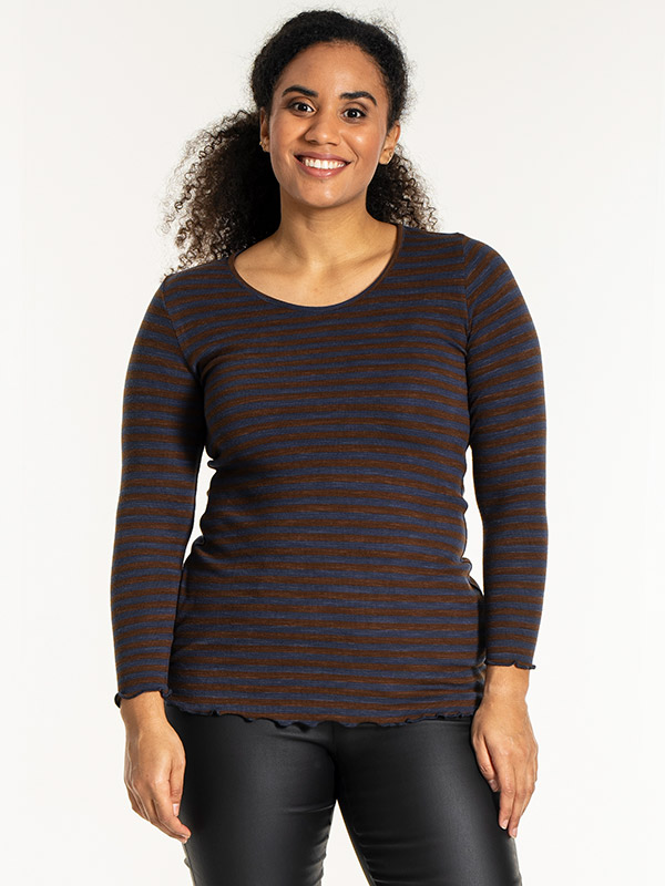 RIB - Plus Size Blouse fra Sandgaard