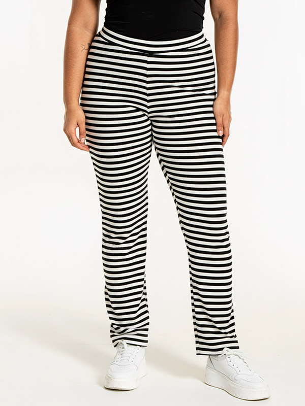 RIB - Plus Size Broek fra Sandgaard