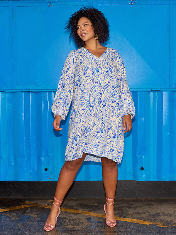 WA-CELINE - Plus Size Jurk fra Wasabi Concept