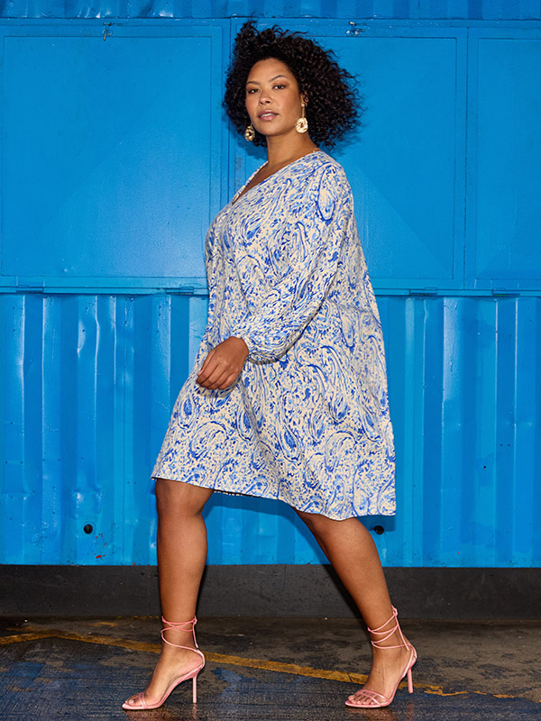 WA-CELINE - Plus Size Jurk fra Wasabi Concept