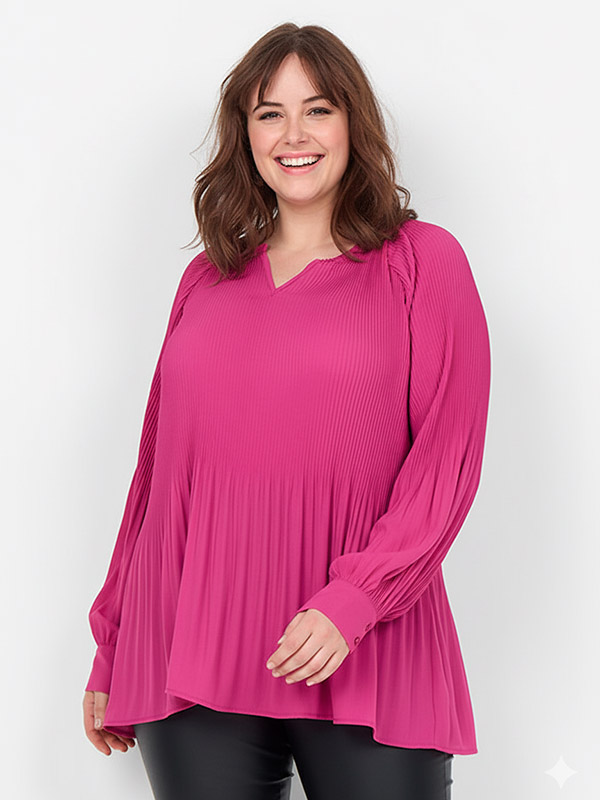 WA-KERSTEN - Plus Size Tunic fra Wasabi Concept