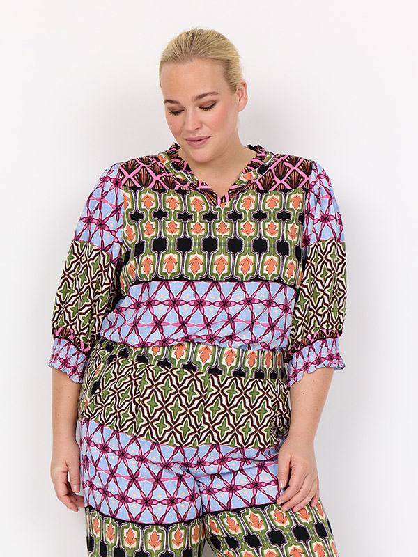 WA-MELIKA - Plus Size Blouse fra Wasabi Concept