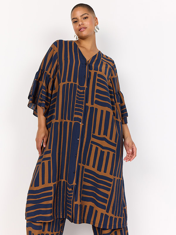 WA-SKY - Plus Size Jurk fra Wasabi Concept