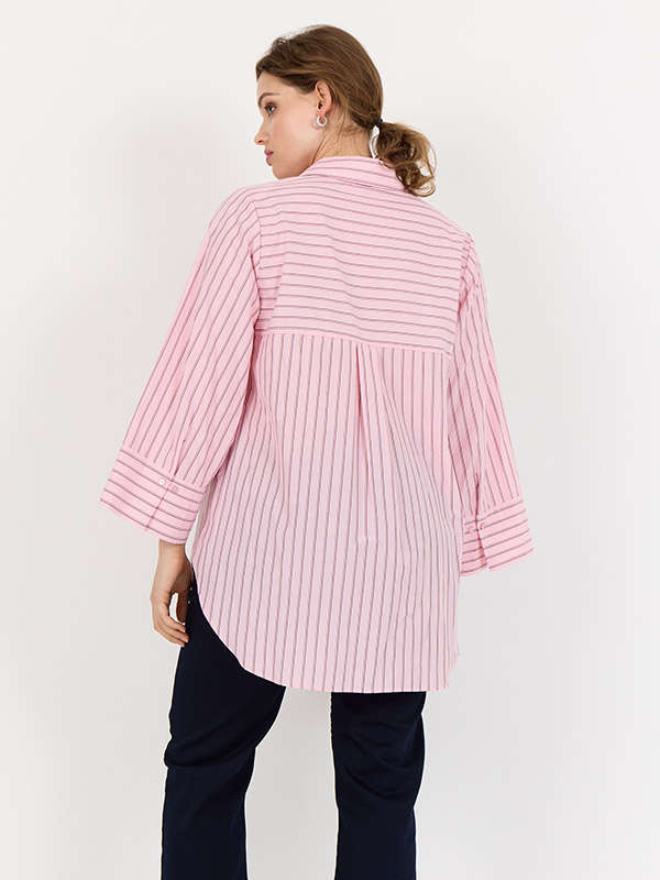 WA-CRISTIN - Plus Size Overhemd fra Wasabi Concept