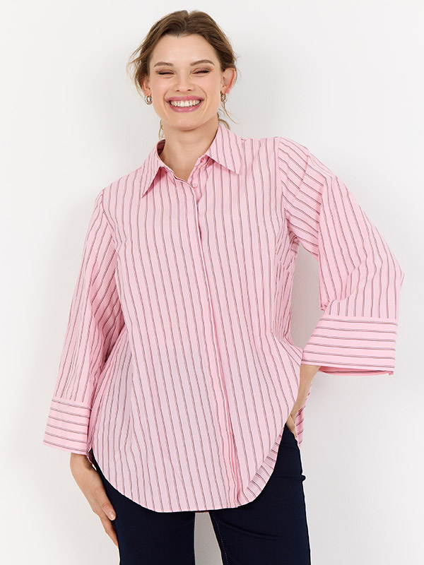 WA-CRISTIN - Plus Size Overhemd fra Wasabi Concept