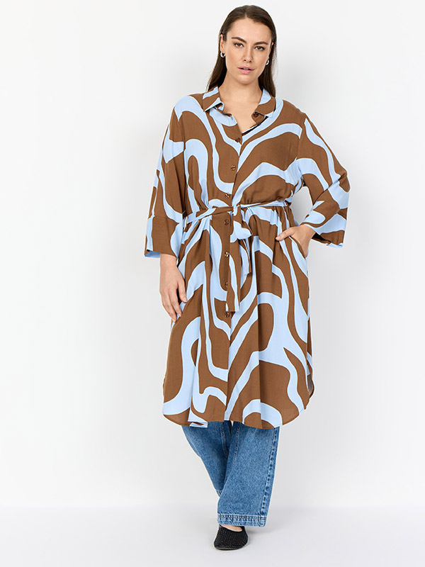 WA-CHANITA - Plus Size Jurk fra Wasabi Concept