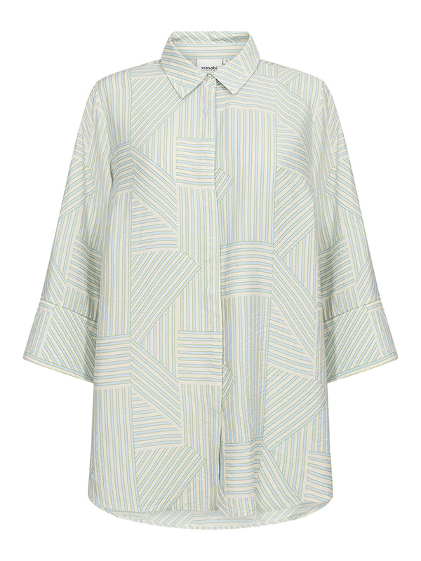 WA-SEMINA - Plus Size Overhemd fra Wasabi Concept