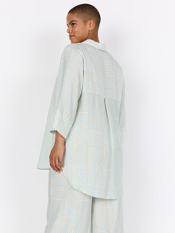 WA-SEMINA - Plus Size Overhemd fra Wasabi Concept