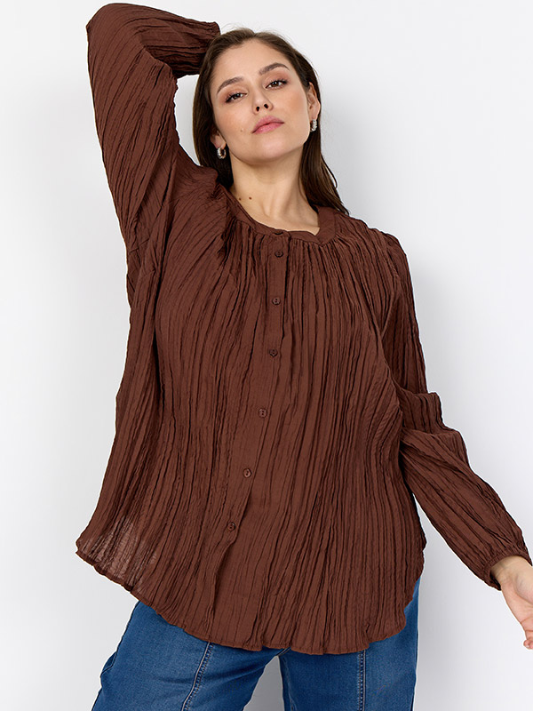 WA-SALIMA - Plus Size Overhemd fra Wasabi Concept