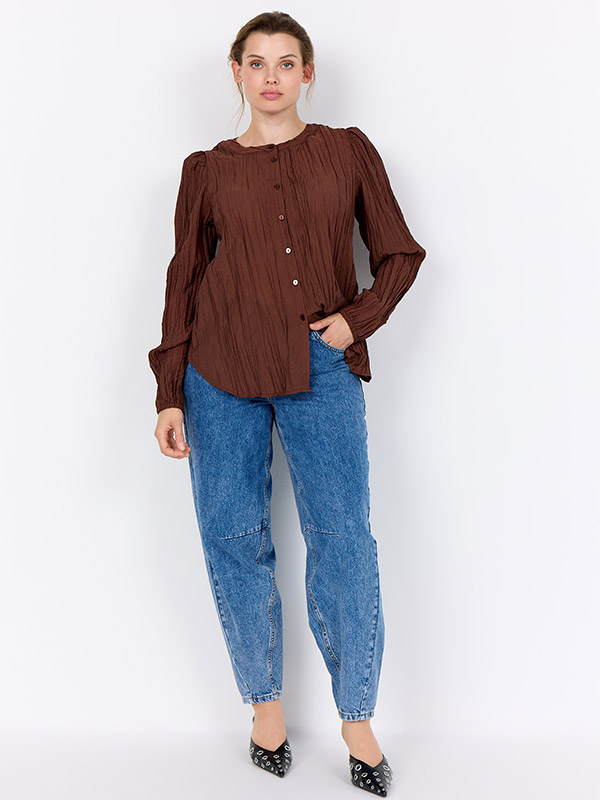 WA-SALIMA - Plus Size Overhemd fra Wasabi Concept