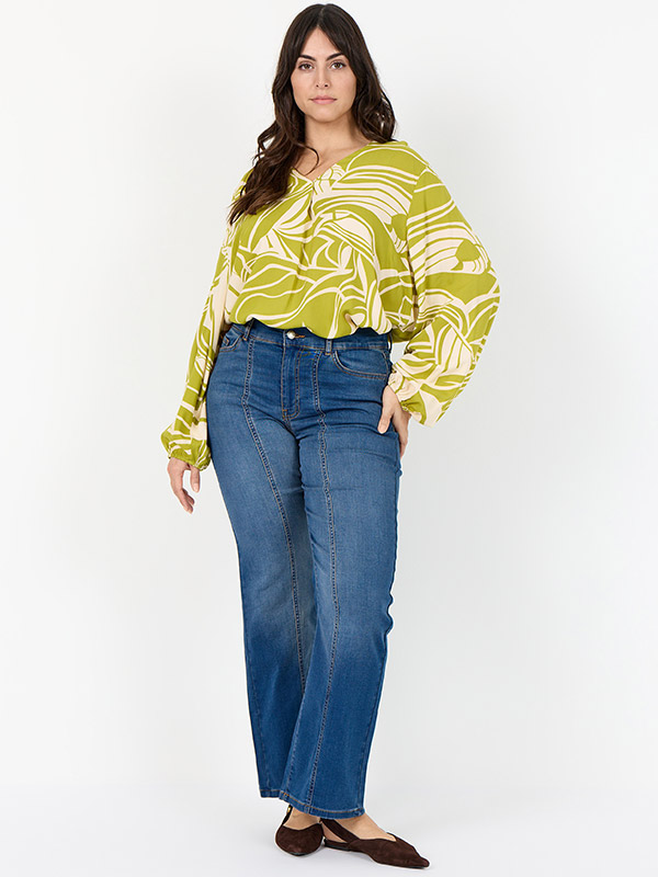 WA-SAMENA - Plus Size Blouse fra Wasabi Concept