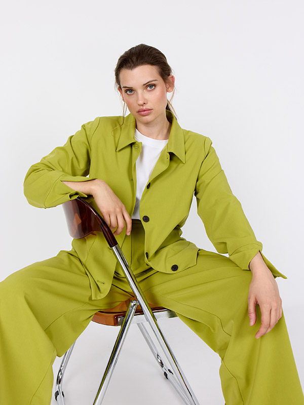 WA-SALLY - Plus Size Jas fra Wasabi Concept