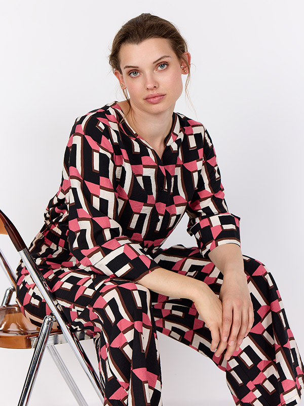 WA-SARENA - Plus Size Overhemd fra Wasabi Concept