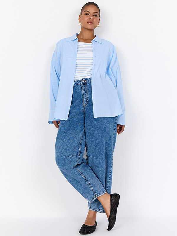 WA-MARY - Plus Size Overhemd fra Wasabi Concept