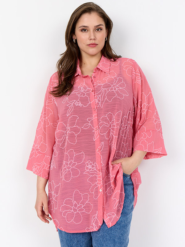 WA-SAHIFA - Plus Size Overhemd fra Wasabi Concept