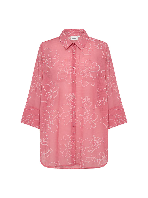 WA-SAHIFA - Plus Size Overhemd fra Wasabi Concept