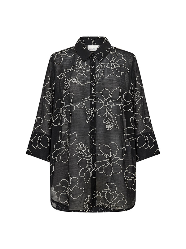WA-SAHIFA - Plus Size Overhemd fra Wasabi Concept