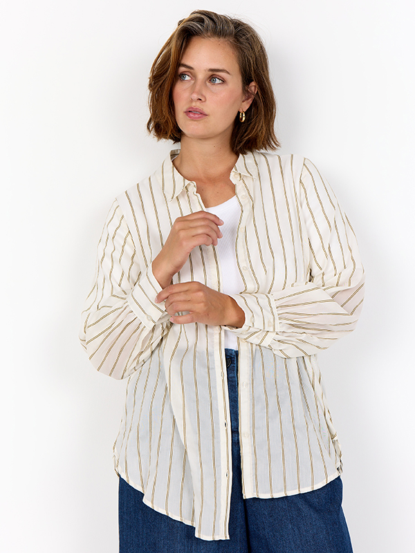 WA-HELEN - Plus Size Overhemd fra Wasabi Concept