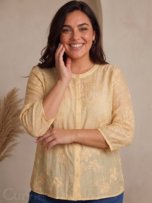 WA-HERTHA - Plus Size Blouse fra Wasabi Concept