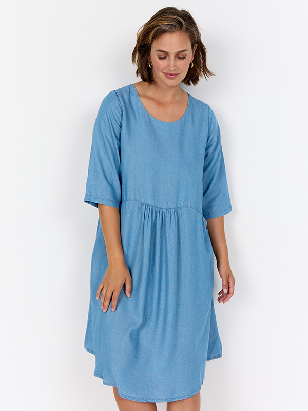 WA-FLORA - Plus Size Jurk fra Wasabi Concept