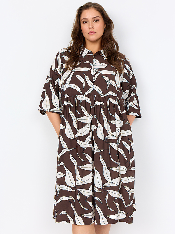 WA-HERMINA - Plus Size Jurk fra Wasabi Concept