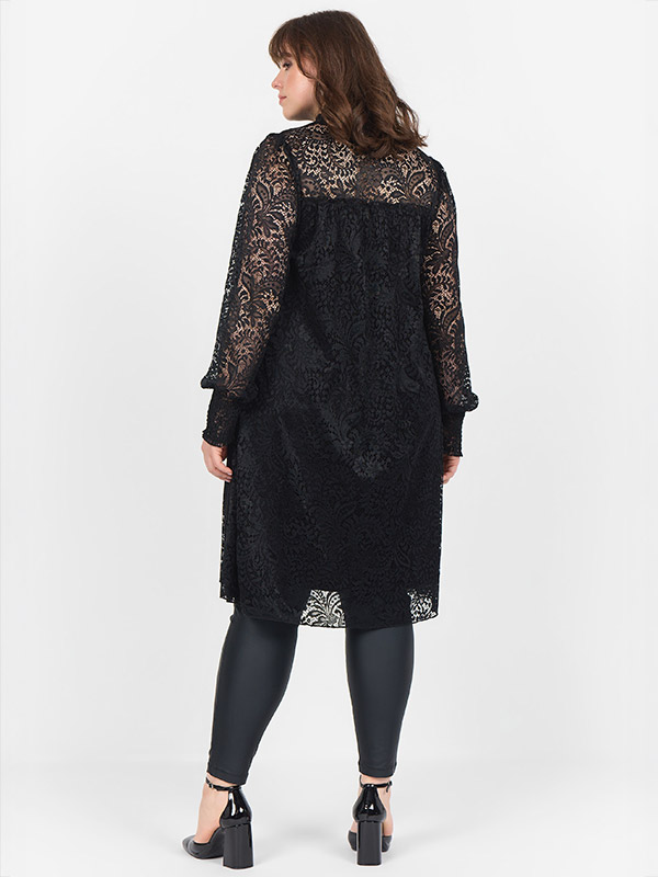 WA-KRISTIN - Plus Size Jurk fra Wasabi Concept