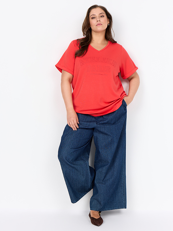 WA-SABINA - Plus Size T-shirt fra Wasabi Concept