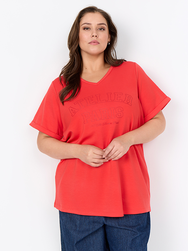 WA-SABINA - Plus Size T-shirt fra Wasabi Concept