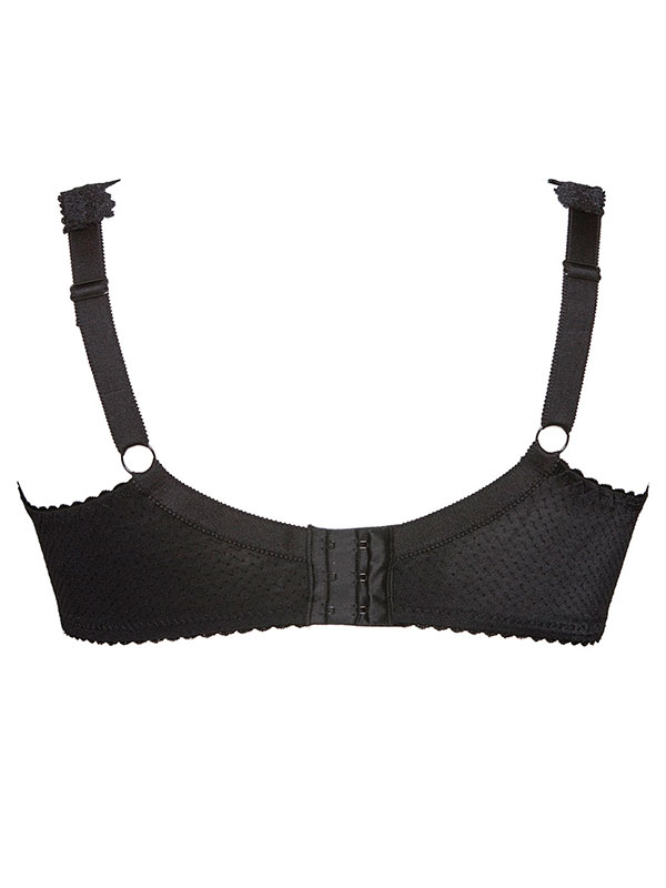 BEATE PLAIN  - Plus Size Bh met beugel fra Plaisir