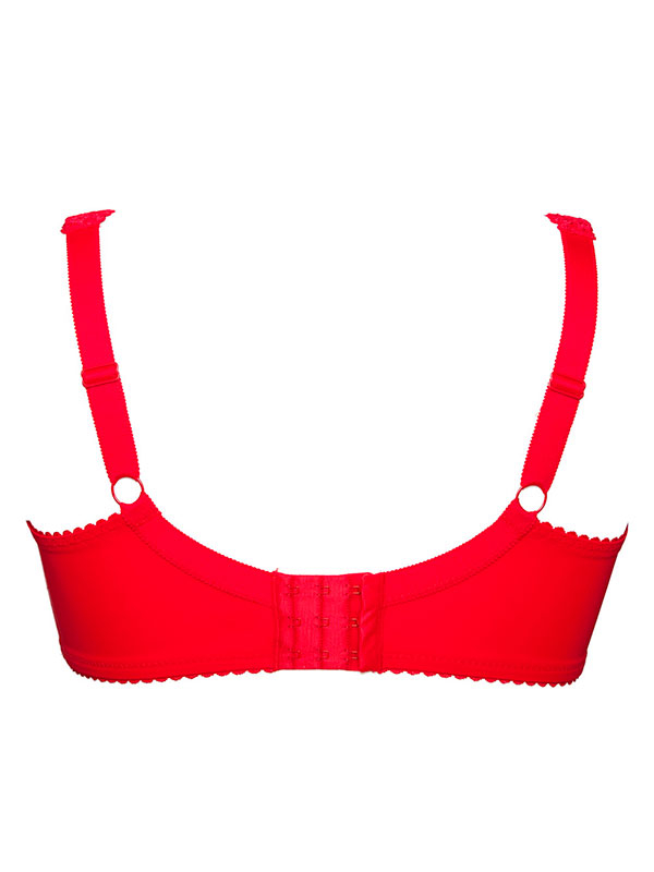 BEATE PLAIN - Plus Size Bh met beugel fra Plaisir