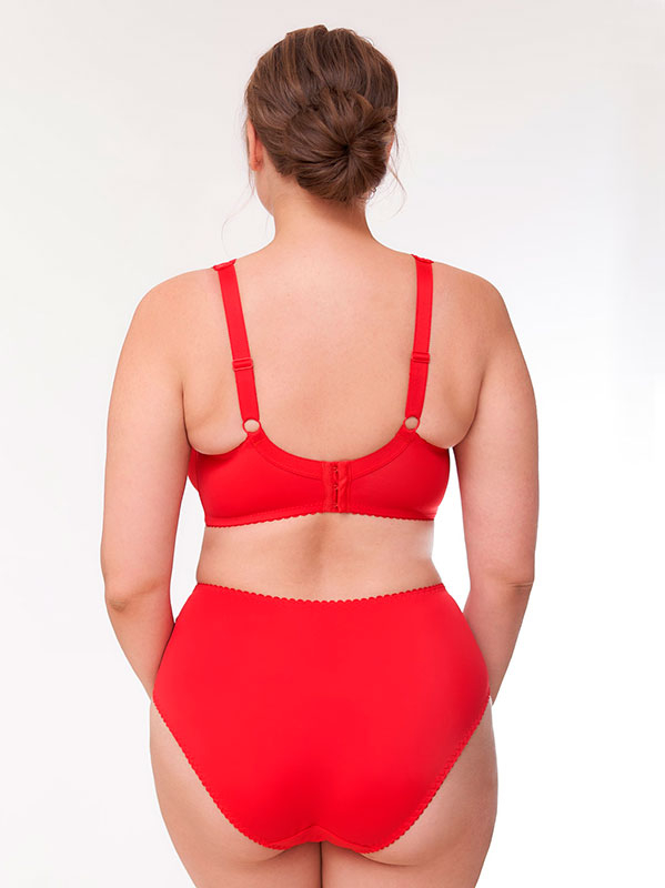 BEATE PLAIN - Plus Size Bh met beugel fra Plaisir
