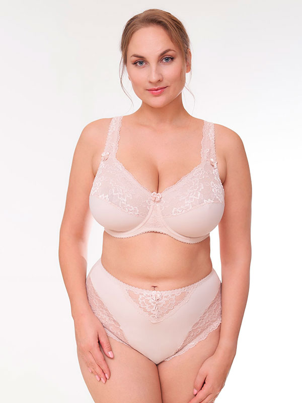 BEATE MIDI - Plus Size Slip fra Plaisir