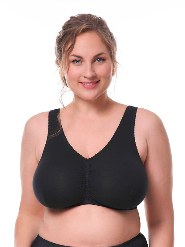 UNIQUE BOMULD - Plus Size Bh zonder beugel fra Plaisir