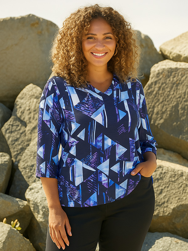 SYLVA - Plus Size Blouse fra Zhenzi