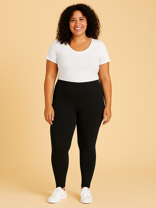 FIONA - Plus Size Legging fra Fiona
