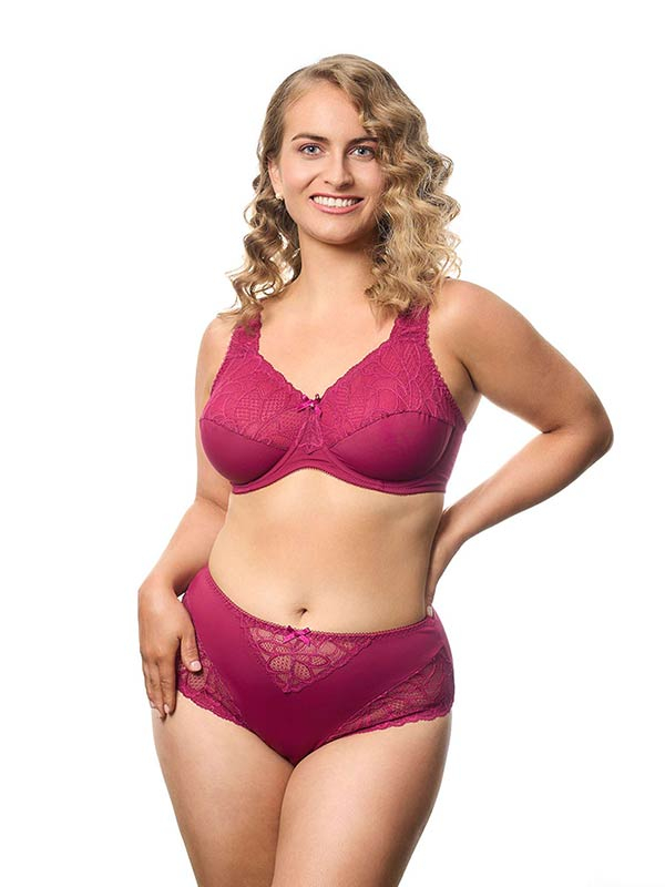 BEATE - Plus Size Bh met beugel fra Plaisir