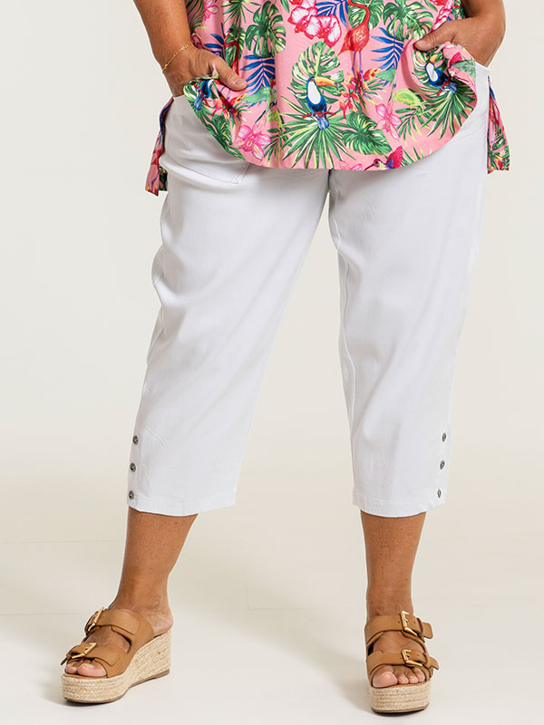 CLARA  - Plus Size Broek fra Gozzip